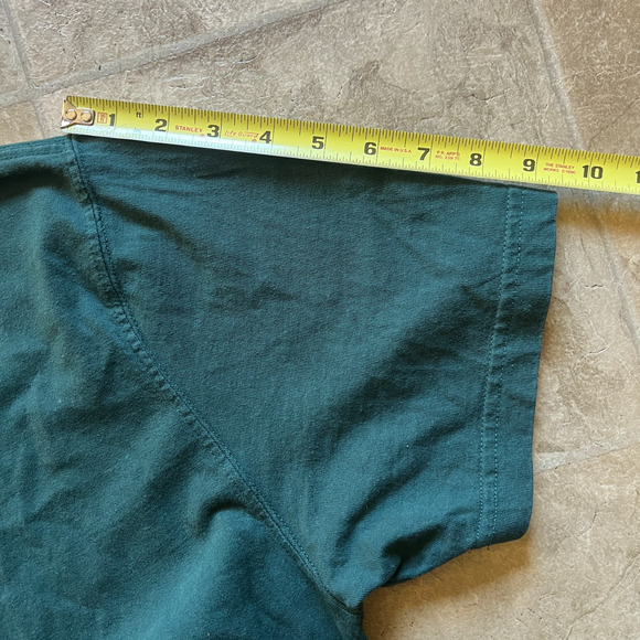 Carhartt Mens Pocket T-Shirt M Dark Green Loose Fit Outdoor Classic Cabincore - Picture 7 of 7